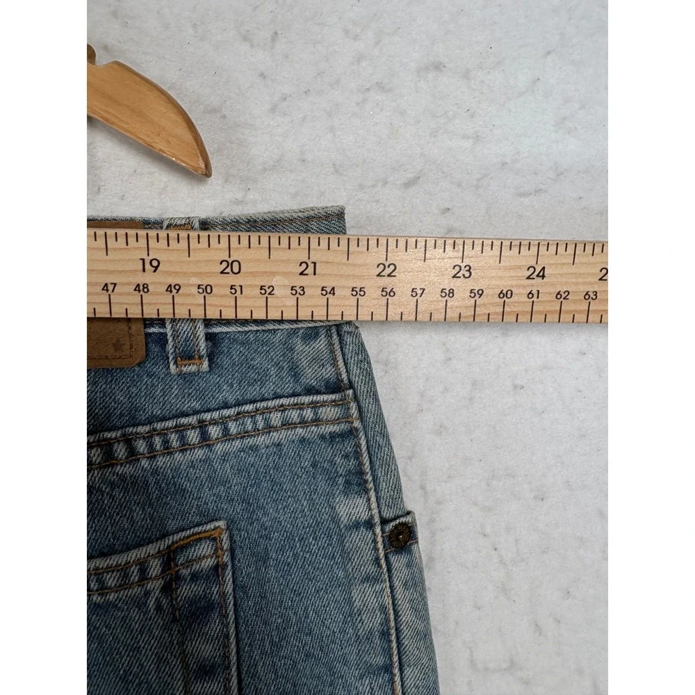 Vintage Old Navy Number 7 Blue Jeans Mens 44x32 Medium Wash Straight Leg Denim